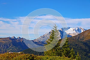 Dolomites landscape. Italian alps. Summer time, nature