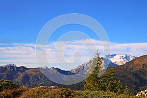 Dolomites landscape. Italian alps. Summer time, nature