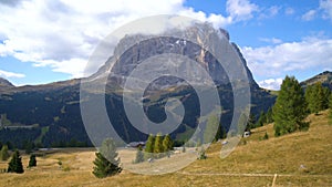 Dolomites Langkofel Italy Landscape