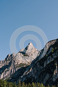 Dolomites - a mountain range in the Eastern Alps, in the Southern Limestone Alps system. The array is located in the