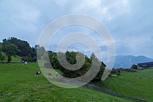 Dolomites mountain scenery