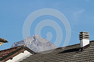 Dolomites mountains in Belluno, Veneto, Italy