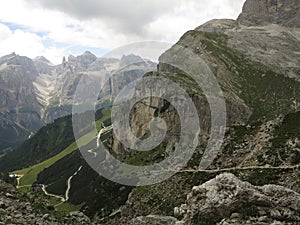 Dolomites mountains, Corvara Alta Badia, Italy