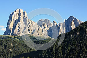 Dolomites mountains landscape in Italy