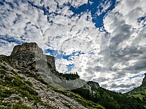 Dolomites mountains landscape, Italy