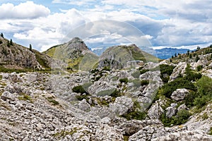 Dolomites Mountains, Passo Valparola, Cortina d`Ampezzo, Italy
