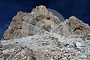 Dolomites peak Averau