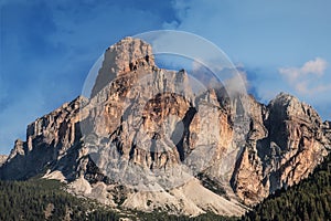 Dolomites rock massif