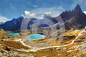 Dolomites, Tre Cime Di Lavaredo, Alps, Italy