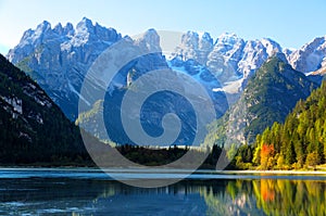 Dolomites, view of Monte Cristallino