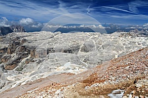 Dolomiti - Mesules plateau in Sella mount