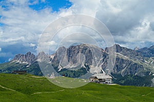 Dolomiti mountains alpine rocky peaks