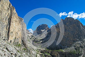 Dolomiti mountains alpine rocky peaks