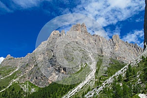 Dolomiti mountains alpine rocky peaks
