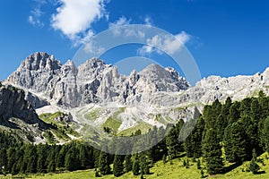 Dolomiti mountains panorama