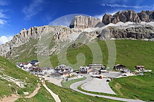Dolomiti - Pordoi pass
