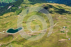 Dolomities - Fields & Lake