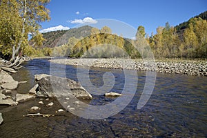 Dolores River in Fall photo