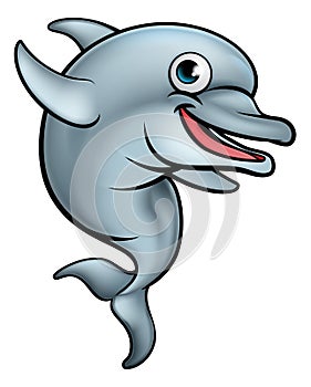 Dolphin Cartoon Character