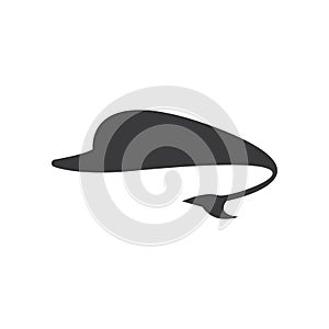 Dolphin logo template