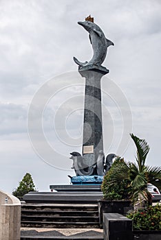 Dolphin statue, North Bali, Indonesia