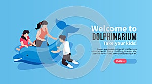 Dolphinarium Horizontal Banner photo