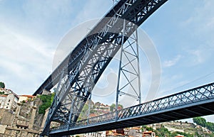 Dom Louis bridge in Porto(Portugal)