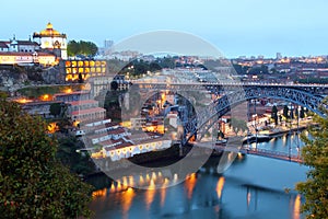 Dom Luis Bridge and Vila Nova de Gaia, Portugal