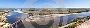 Dom Luis I Bridge crossing the Tagus River (Rio Tejo) photo