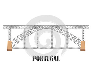 Dom Luis I Bridge, Porto. Portugal landmark