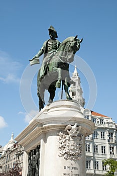 Dom Pedro IV Statue - Porto - Portugal