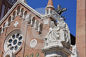 Dom Square and Holy Trinity Column Szeged - Hungary.