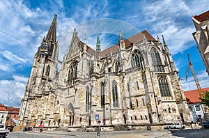 Dom St. Peter, the Cathedral of Regensburg in Germany photo