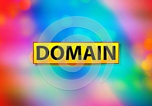 Domain Abstract Colorful Background Bokeh Design Illustration