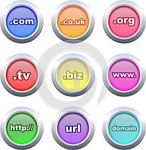 Domain buttons