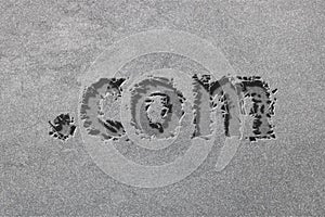 Domain concept, Dot Com Dotcom Registration, Online Identity, Website
