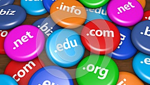 Domain Name Internet Website Concept