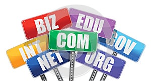 Domain names signs internet