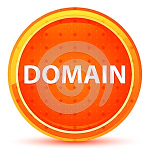 Domain Natural Orange Round Button