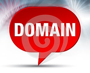 Domain Red Bubble Background