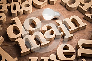 Domain Wood Alphabets