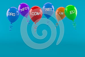 Domains with balloons