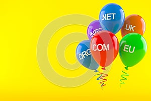 Domains with balloons