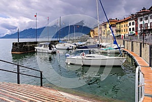 Domaso Harbour Lake Como, Lombardy photo
