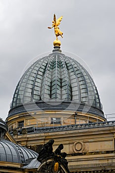 Dome of Albertinum, Modern art Museum in Dresden photo