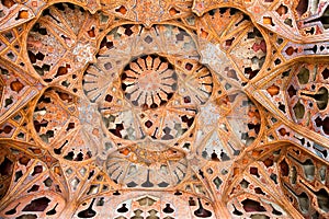 Dome of Ali Qapu Palace , Esfahan, Iran photo