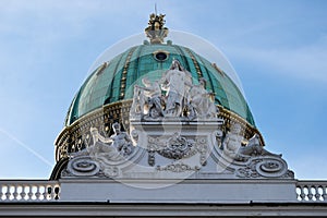 Dome of Alte Burg, Vienna photo