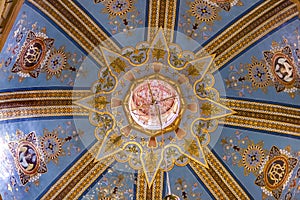 Dome Angels Basilica Temple of Belen Guanajuato Mexico photo