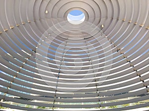 The dome of apple store in Singapore