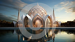 dome arabian mosque building